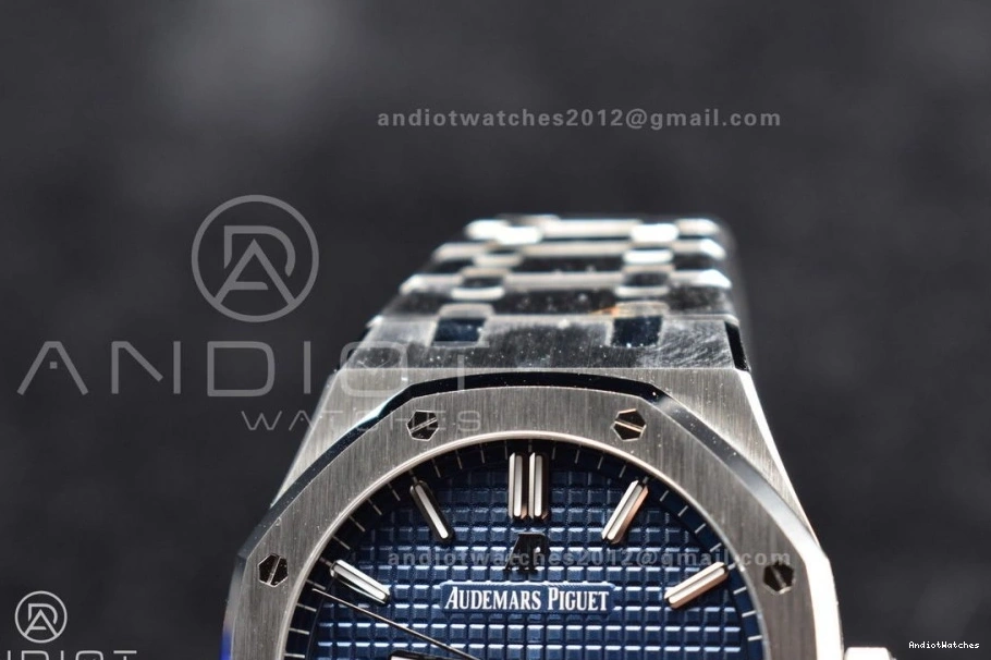 Super Textured Edition on 15500 Dial 445 Clone Bracelet APSF 41mm A4302 Blue Best Lightweight 1:1 Oak Royal SS SS 0107